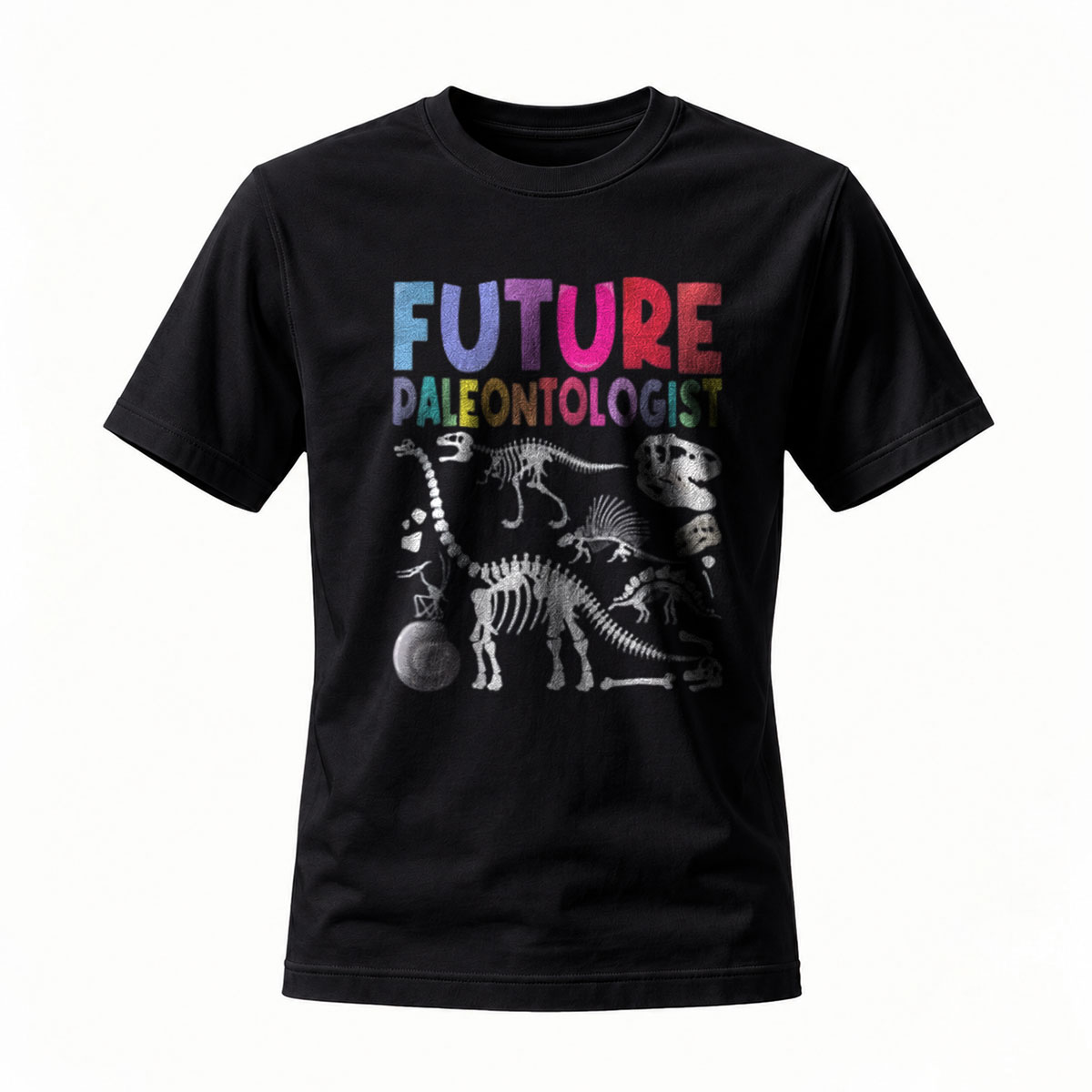 Future Paleontologist Dinosaur Skeletons Kids T-Shirt