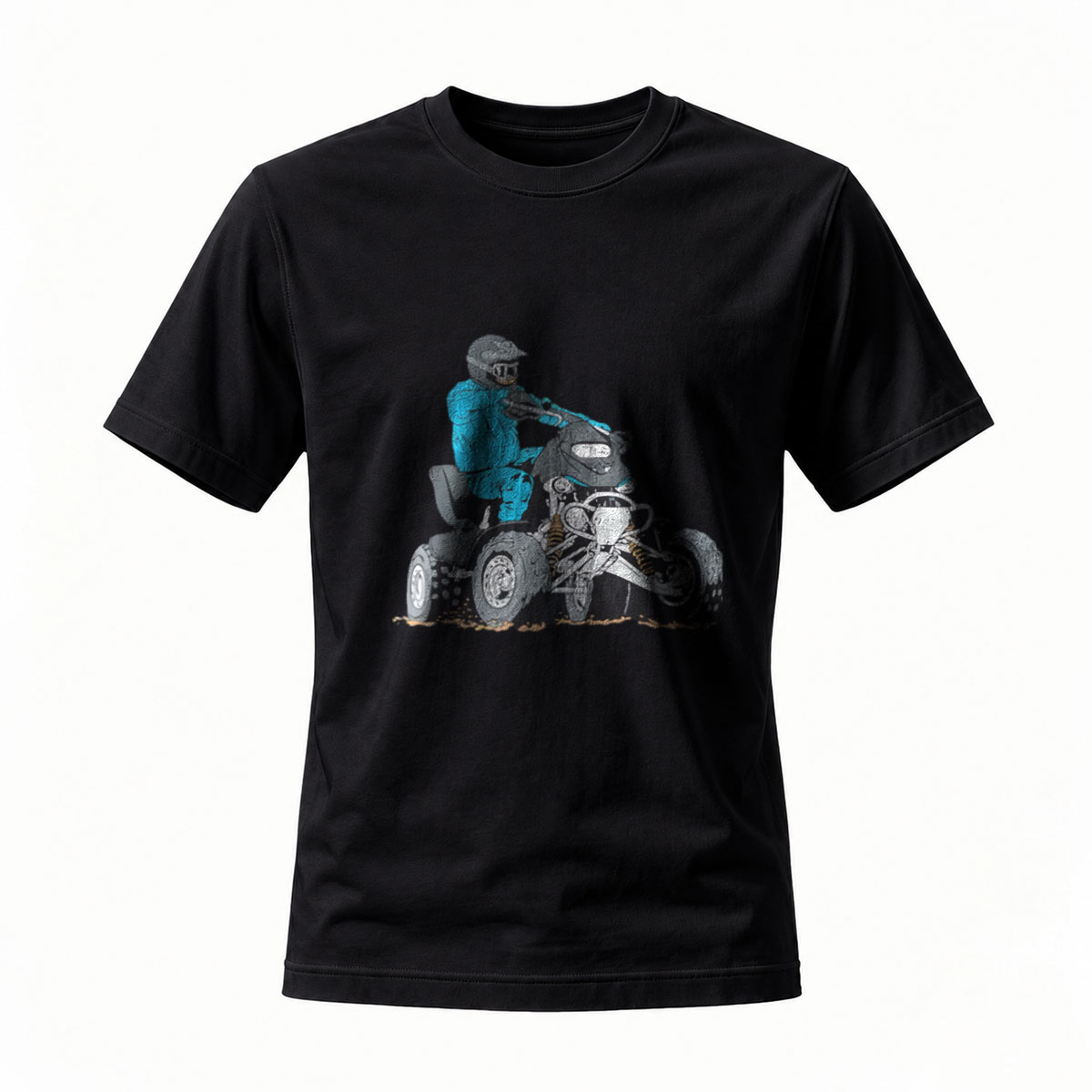 Men's ATV Rider Graphic T-Shirt Outdoor Adventure Style