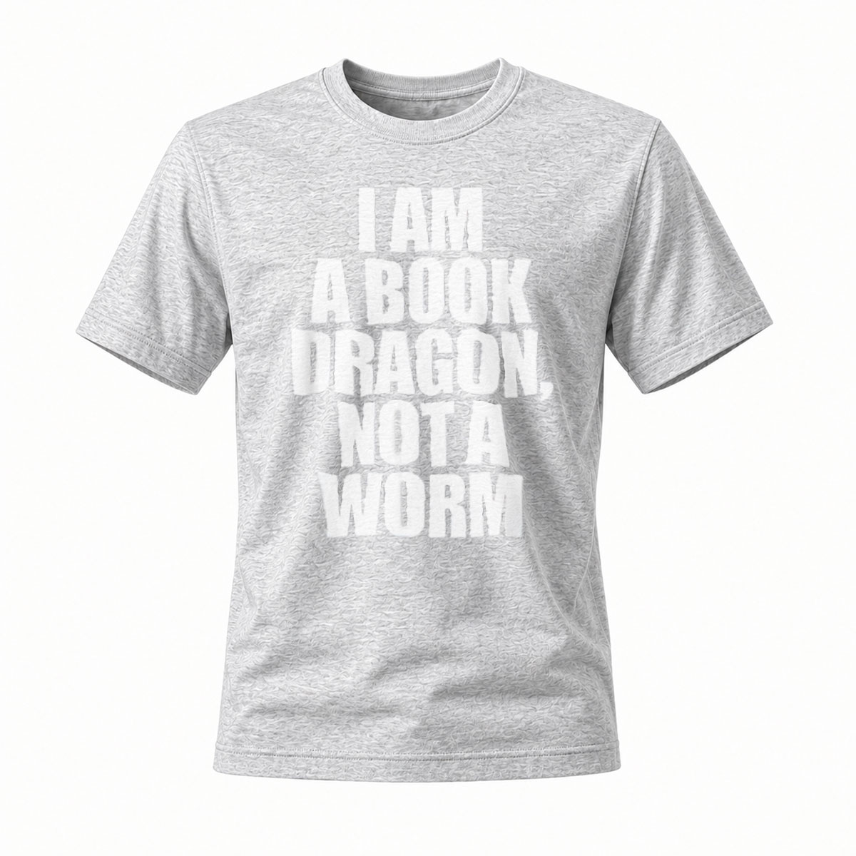 I Am A Book Dragon Not A Worm T-Shirt Men's Women's Casual Wear Gift - Image 3