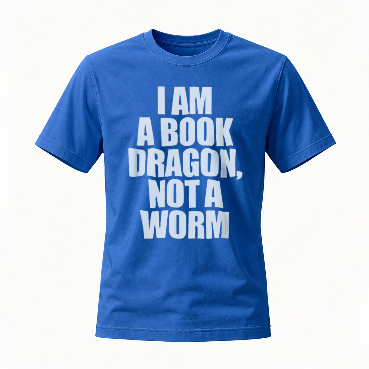 I Am A Book Dragon Not A Worm T-Shirt Men's Women's Casual Wear Gift - Image 4