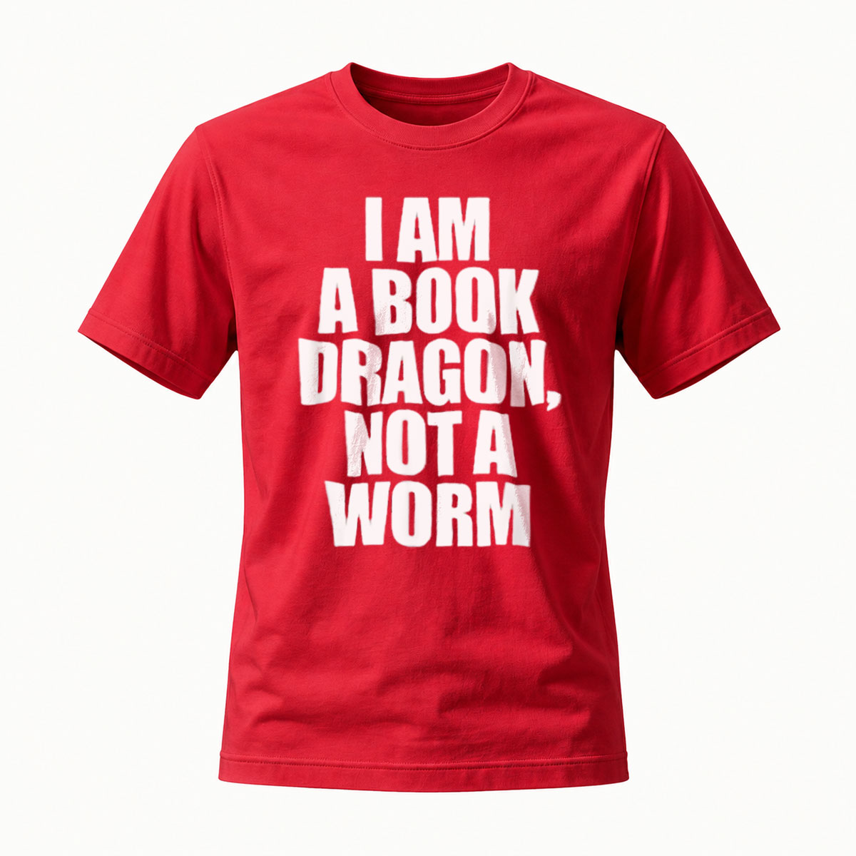 I Am A Book Dragon Not A Worm T-Shirt Men's Women's Casual Wear Gift - Image 5