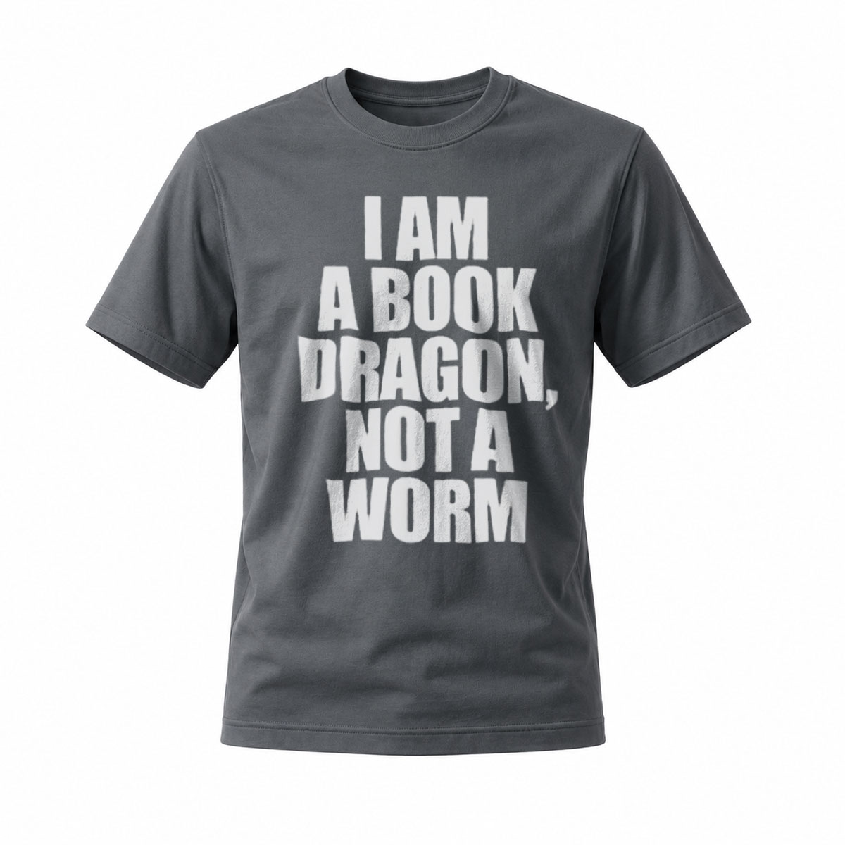 I Am A Book Dragon Not A Worm T-Shirt Men's Women's Casual Wear Gift - Image 6