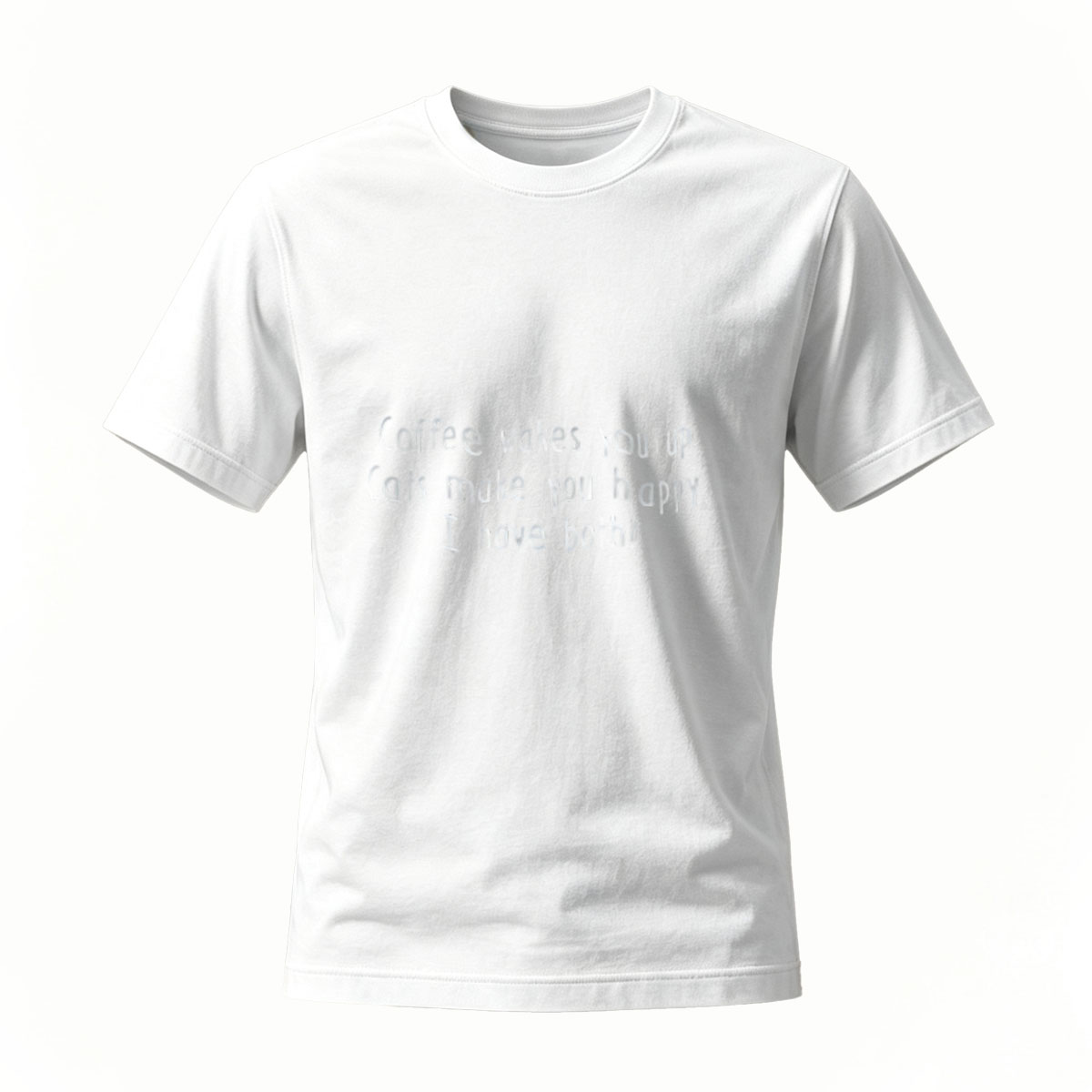 Coffee Cats Both I Have Men's T-Shirt Fun Gift For Cat Lovers - Image 2