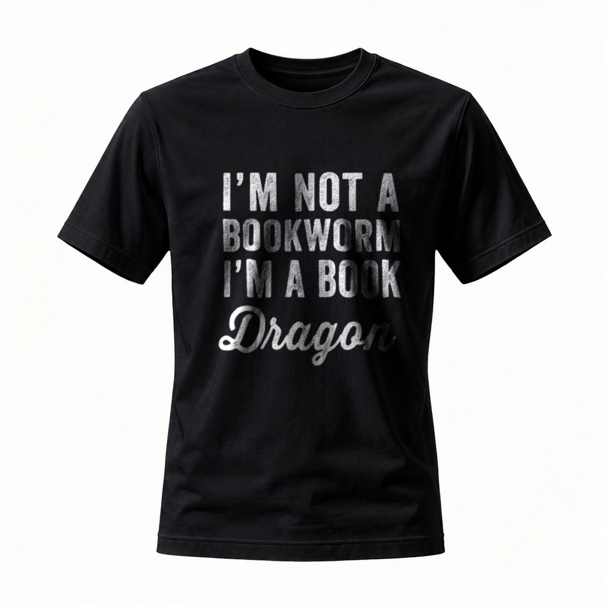 I'm Not a Bookworm I'm a Book Dragon T-Shirt Men Women Gift Reading Lover Fashion Apparel