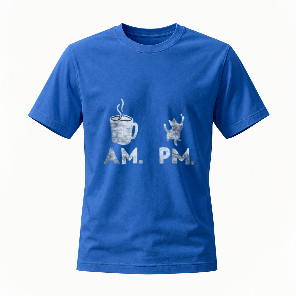 Coffee AM Beer PM Men's T-Shirt Funny Gift for Him - Image 4