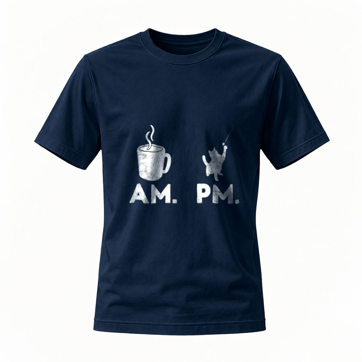 Coffee AM Beer PM Men's T-Shirt Funny Gift for Him - Image 7