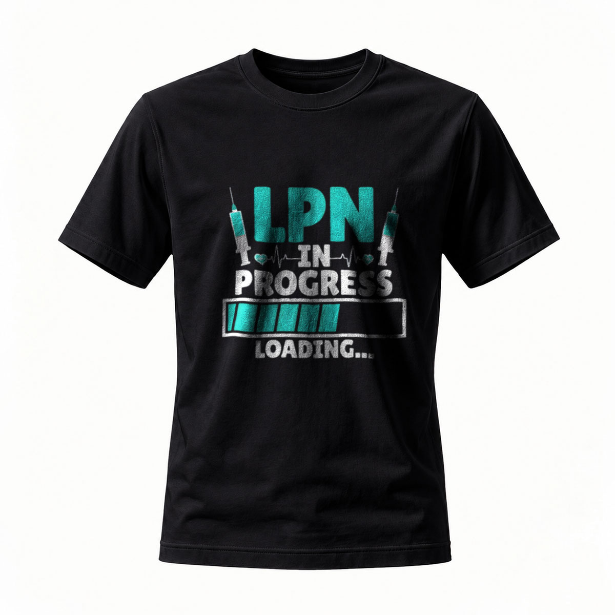LPN in Progress Loading T-Shirt for Nursing Students Men Women