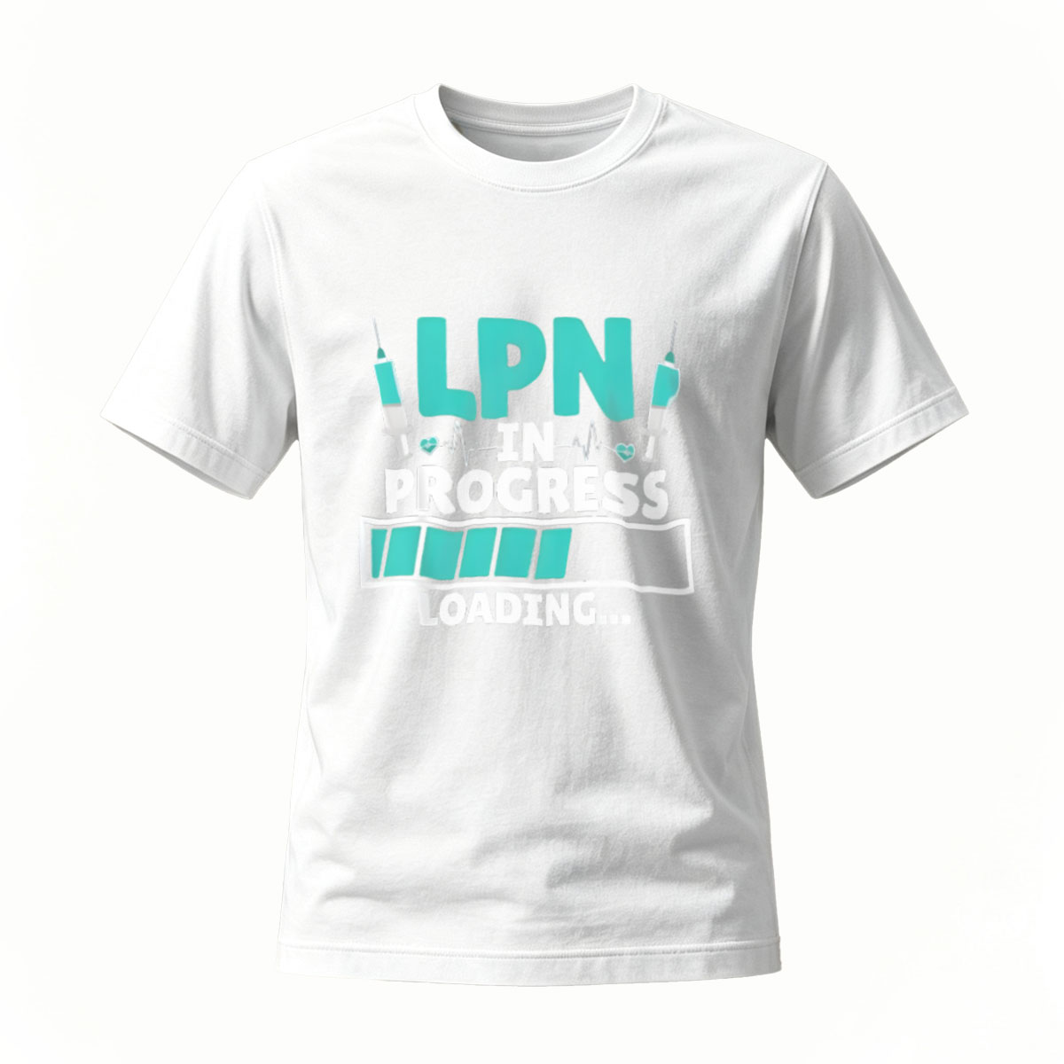 LPN in Progress Loading T-Shirt for Nursing Students Men Women - Image 2