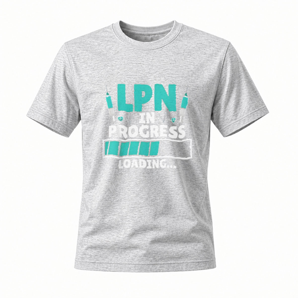 LPN in Progress Loading T-Shirt for Nursing Students Men Women - Image 3