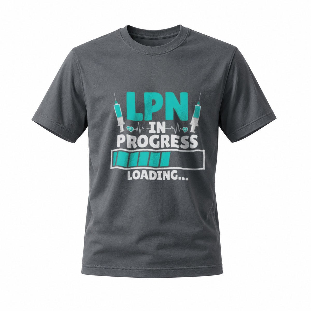 LPN in Progress Loading T-Shirt for Nursing Students Men Women - Image 6