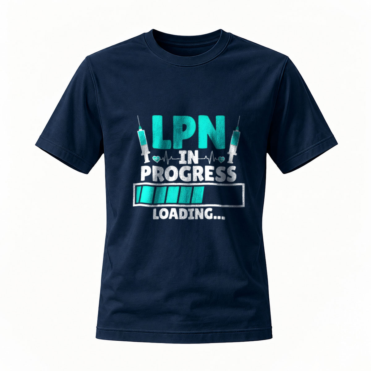 LPN in Progress Loading T-Shirt for Nursing Students Men Women - Image 7