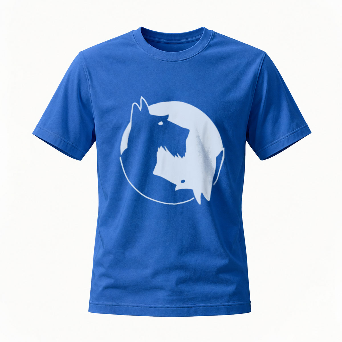 Wolf Moon Print Men's T-Shirt Casual Wear Gift Idea - Image 4