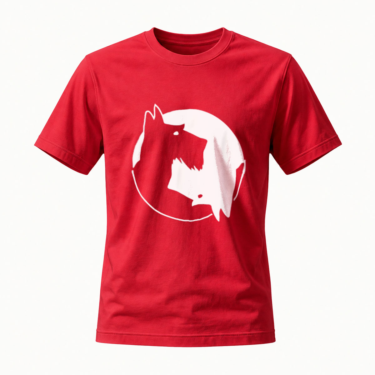 Wolf Moon Print Men's T-Shirt Casual Wear Gift Idea - Image 5