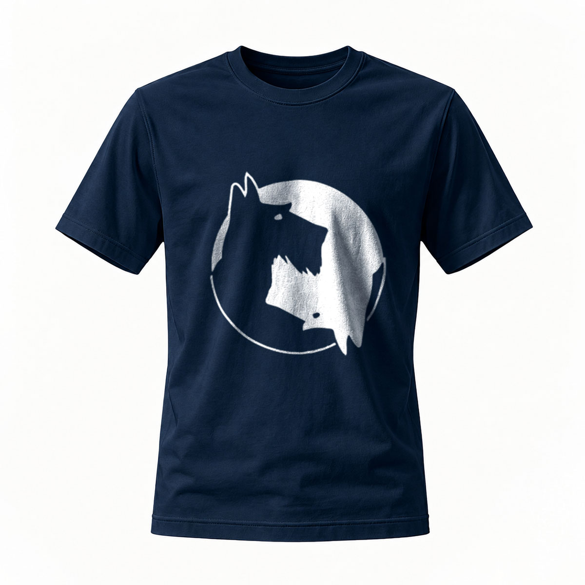 Wolf Moon Print Men's T-Shirt Casual Wear Gift Idea - Image 7