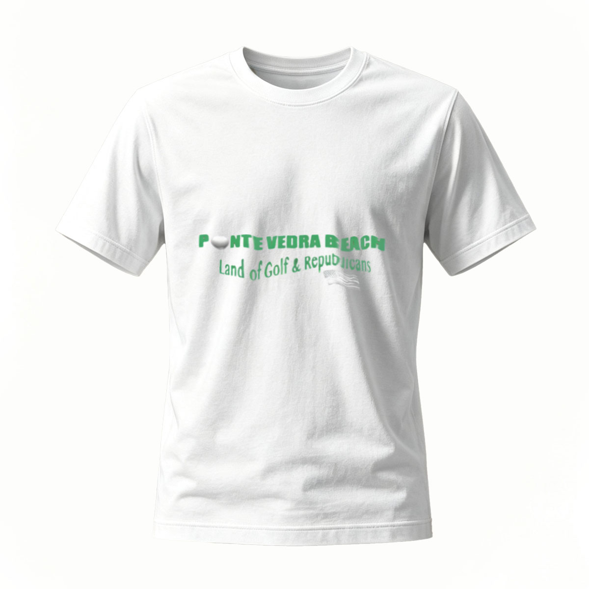Ponte Vedra Beach Golf & Republicans Men's T-Shirt - Image 2