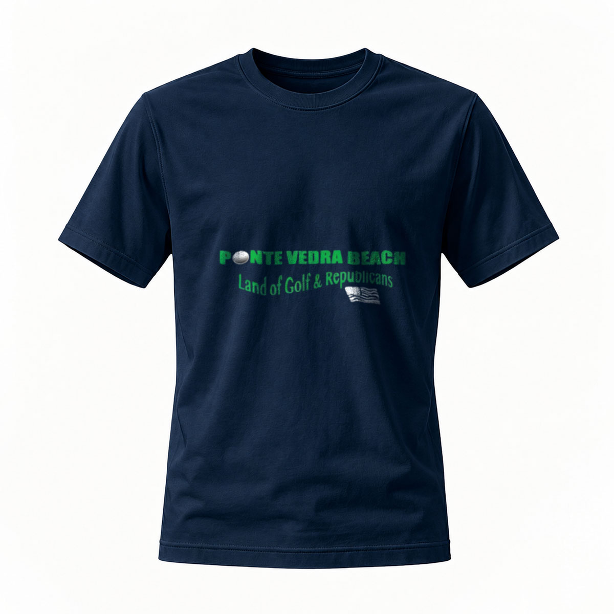 Ponte Vedra Beach Golf & Republicans Men's T-Shirt - Image 7