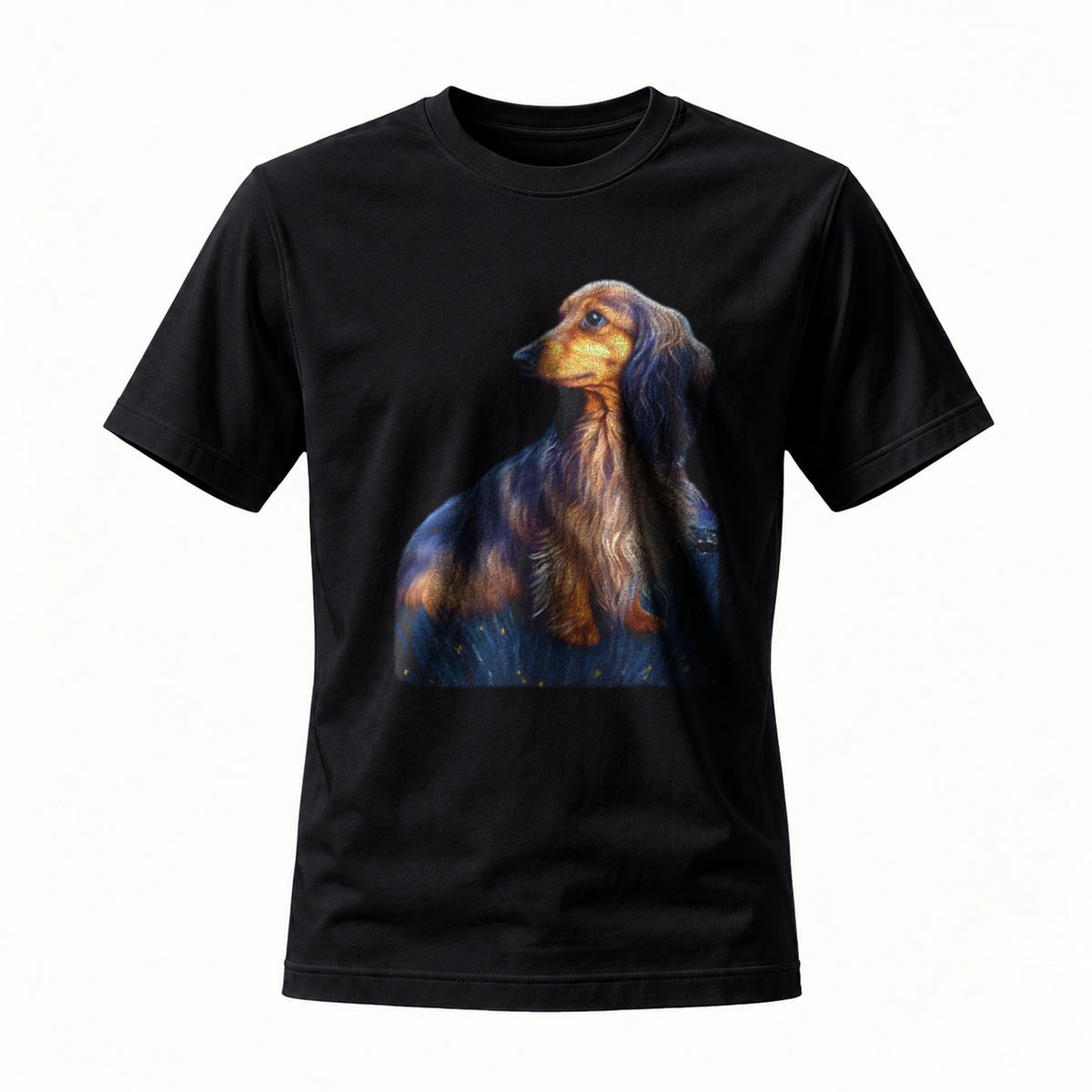 Dachshund Dog Art Print Men's T-Shirt Gift for Pet Lovers