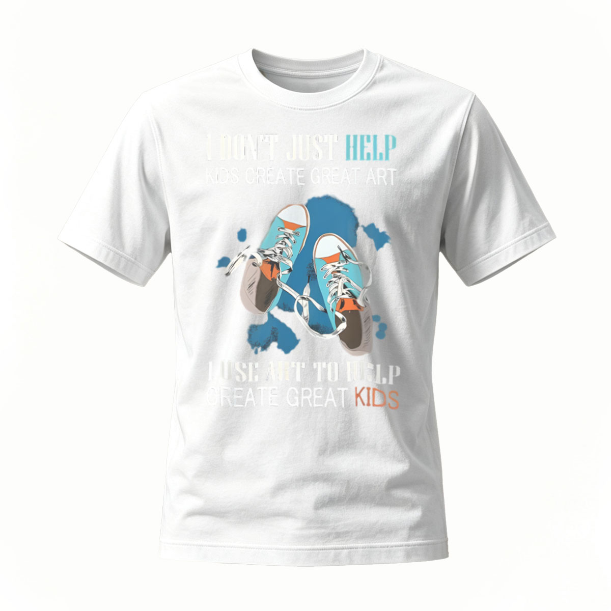 I Use Art to Help Create Great Kids T-Shirt for Teachers - Image 2