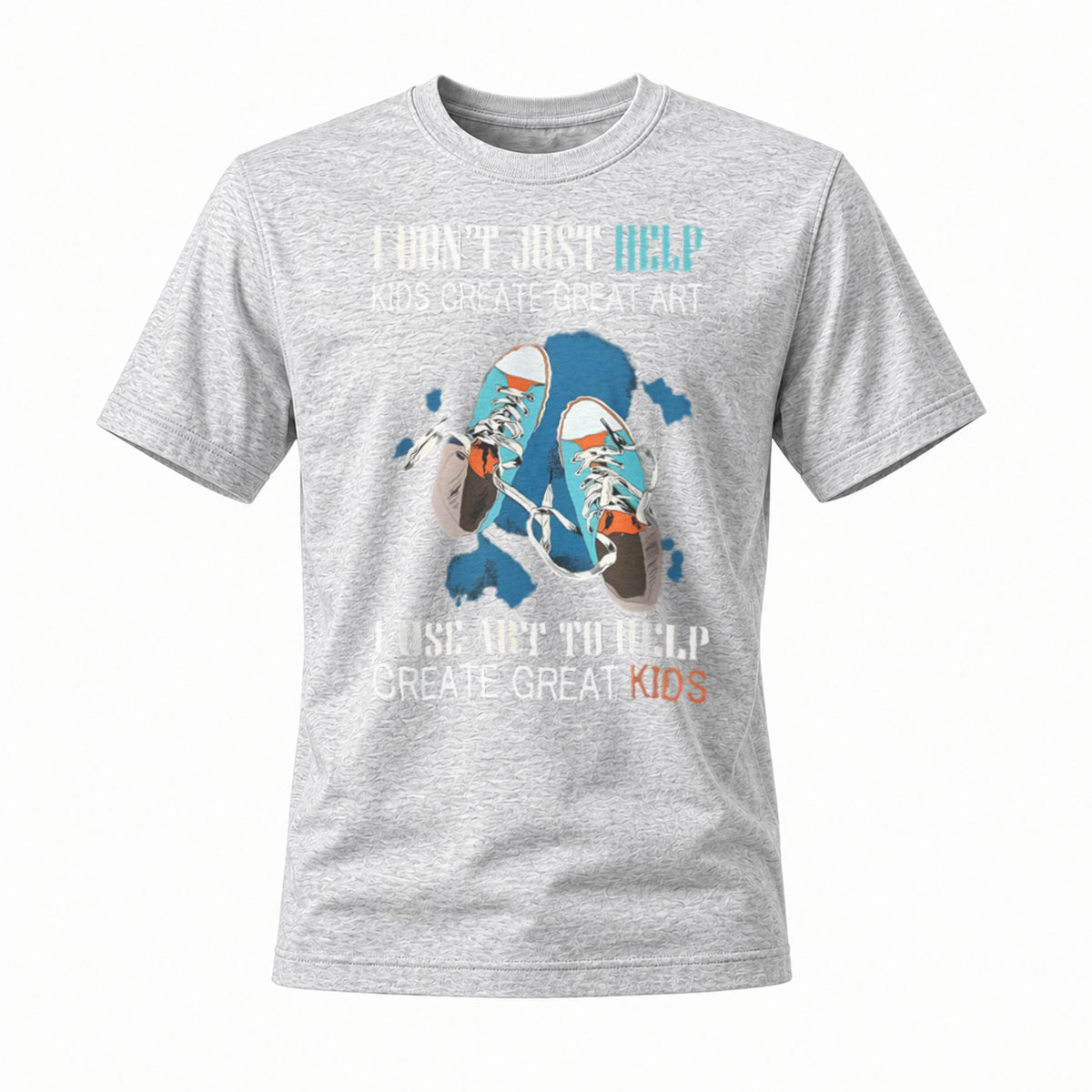 I Use Art to Help Create Great Kids T-Shirt for Teachers - Image 3