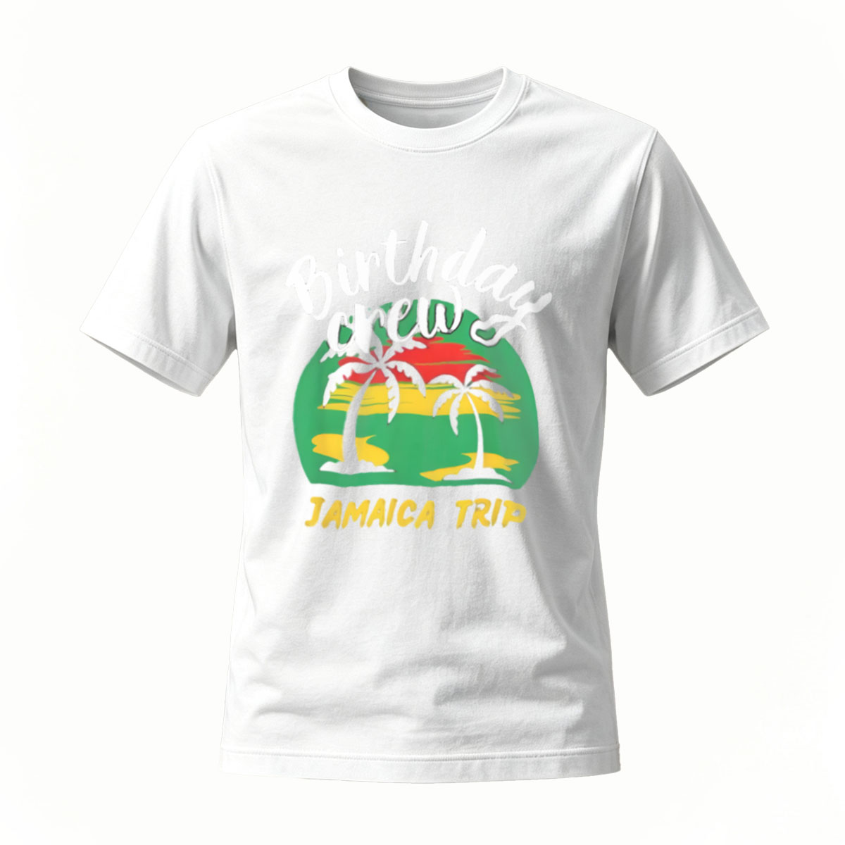 Birthday Crew Jamaica Trip T-Shirt Men's Women's Summer Travel Gift - Image 2