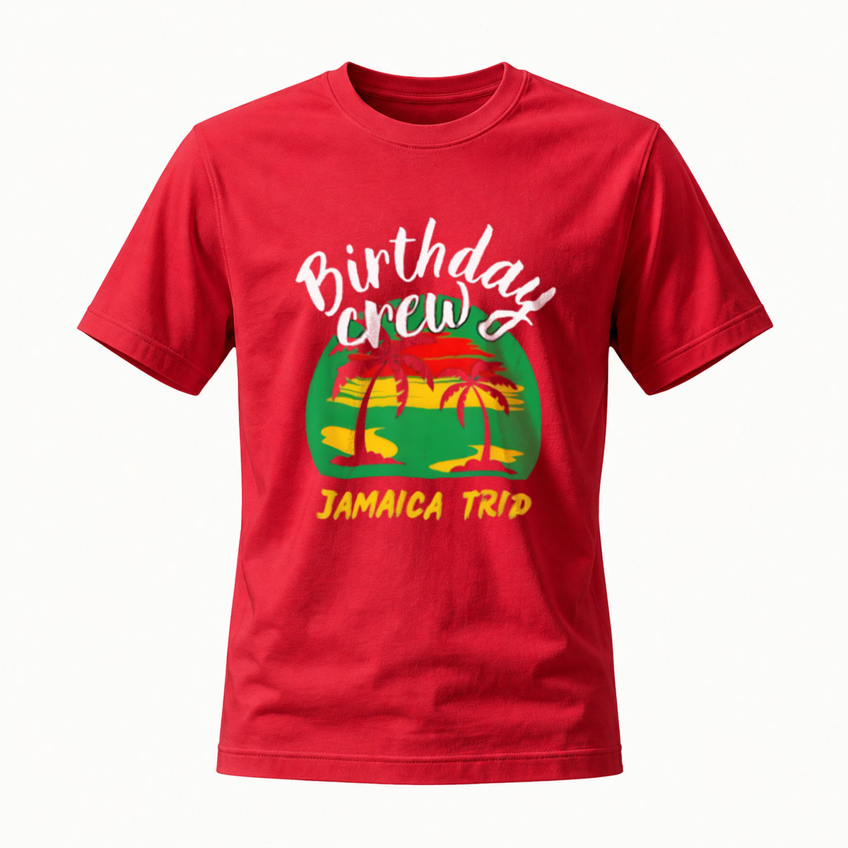 Birthday Crew Jamaica Trip T-Shirt Men's Women's Summer Travel Gift - Image 5