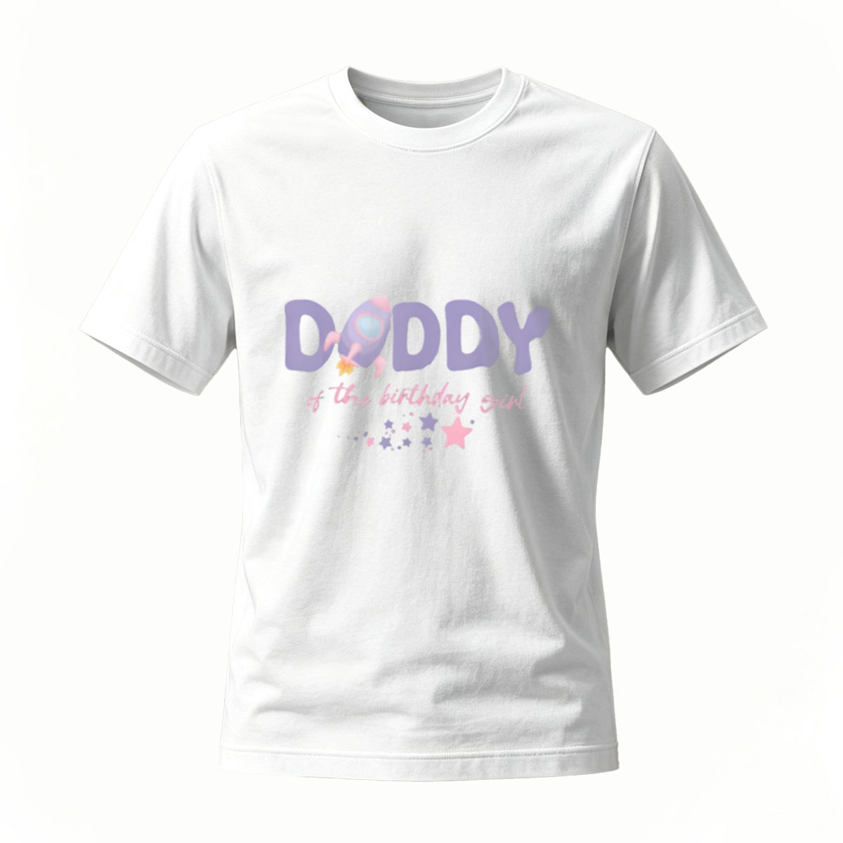 Daddy of the Birthday Girl T-Shirt for Men Party Gift - Image 2