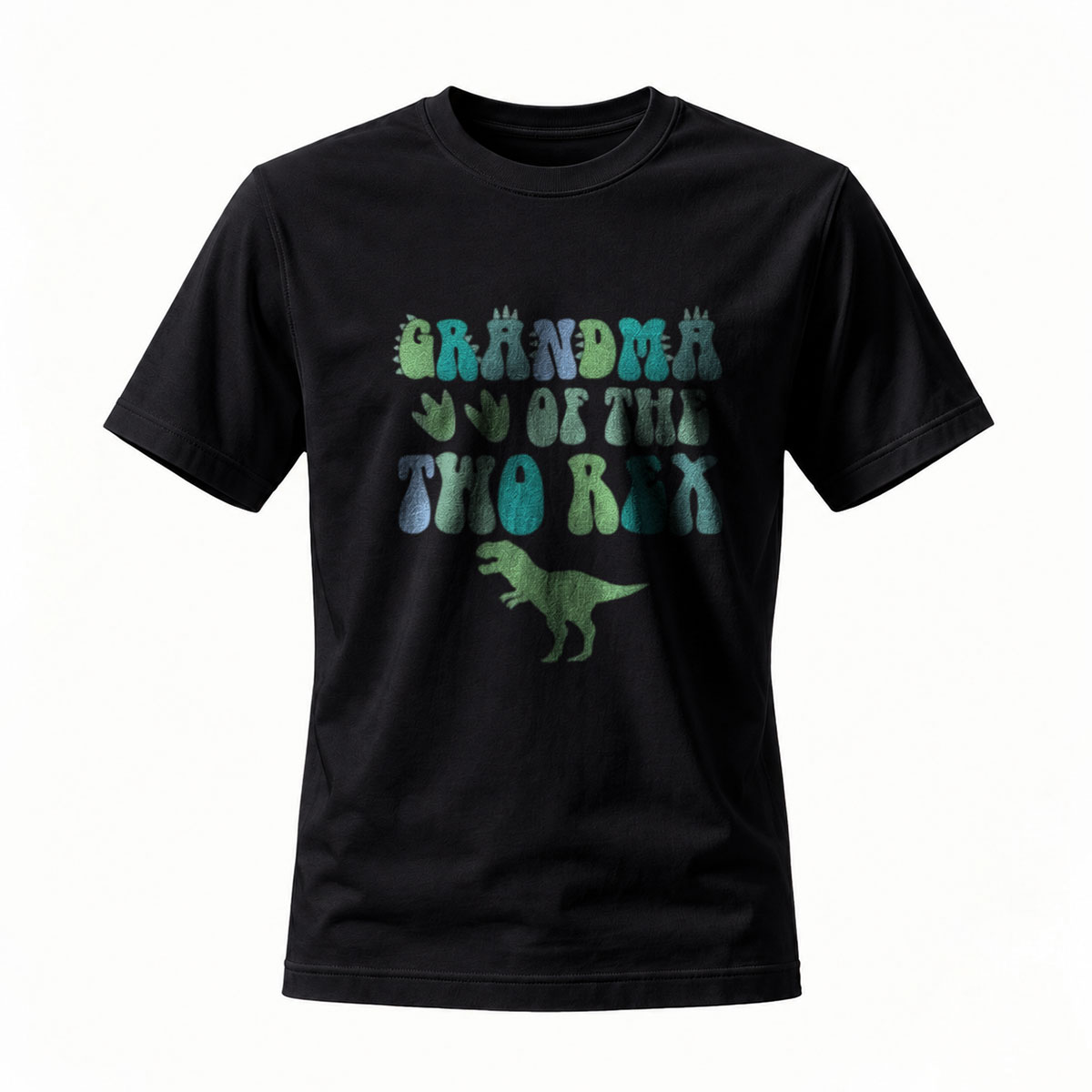 Grandma of the T Rex Dinosaur Print T Shirt for Women