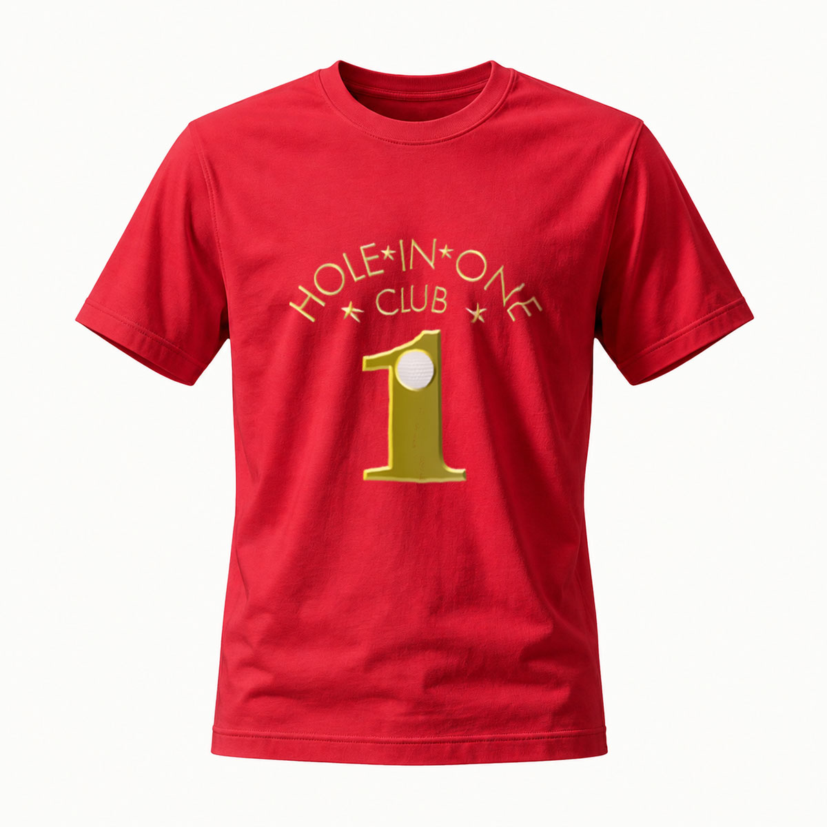 Hole In One Club Golf Shirt Men Women Black Gold Design Gift - Image 5