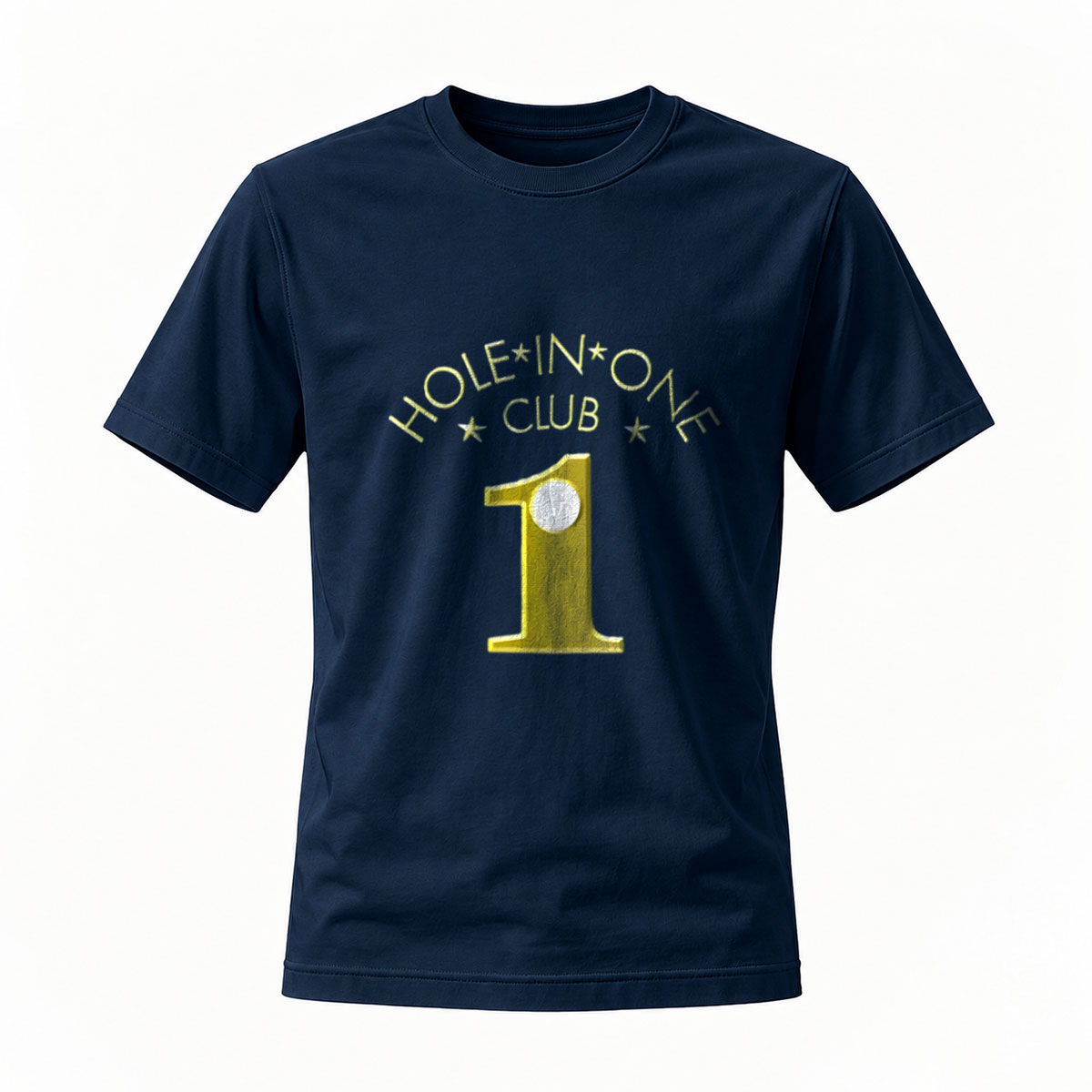 Hole In One Club Golf Shirt Men Women Black Gold Design Gift - Image 7