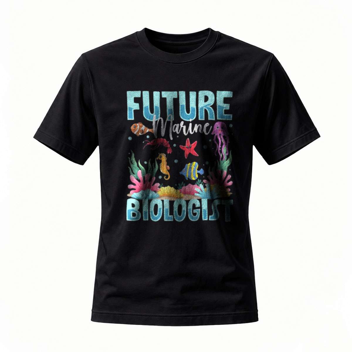 Future Marine Biologist T-Shirt Kids Ocean Life Design