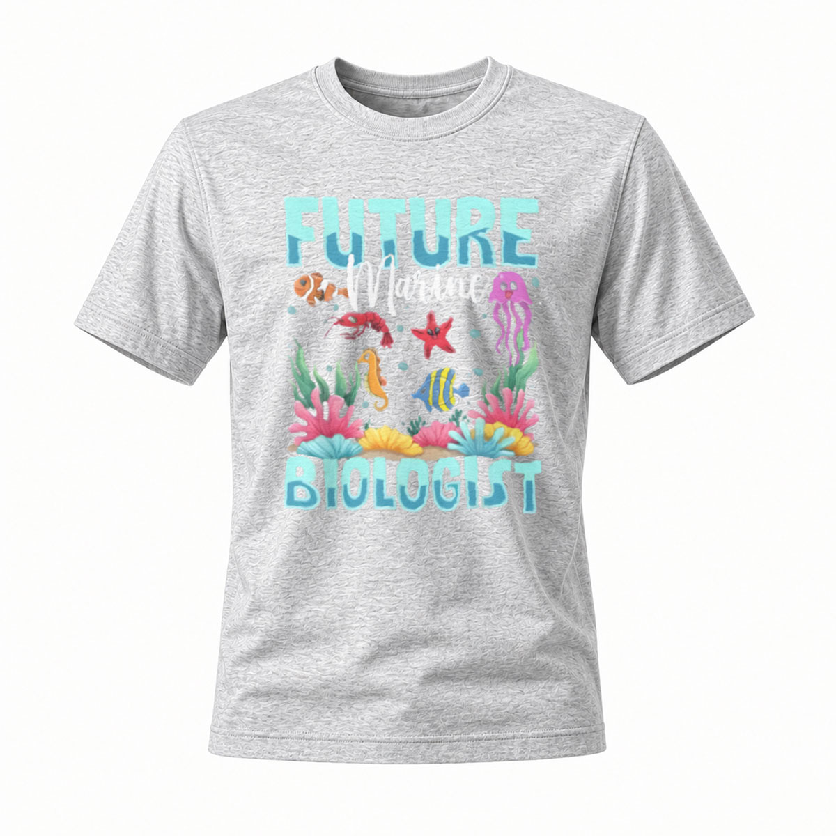 Future Marine Biologist T-Shirt Kids Ocean Life Design - Image 3