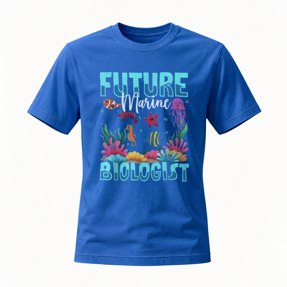 Future Marine Biologist T-Shirt Kids Ocean Life Design - Image 4