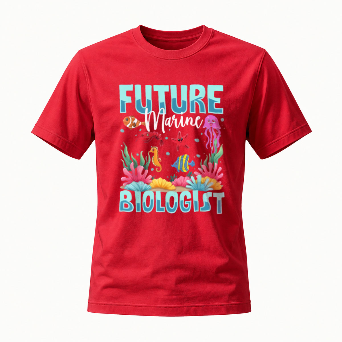 Future Marine Biologist T-Shirt Kids Ocean Life Design - Image 5