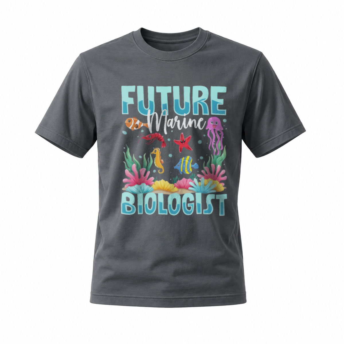 Future Marine Biologist T-Shirt Kids Ocean Life Design - Image 6