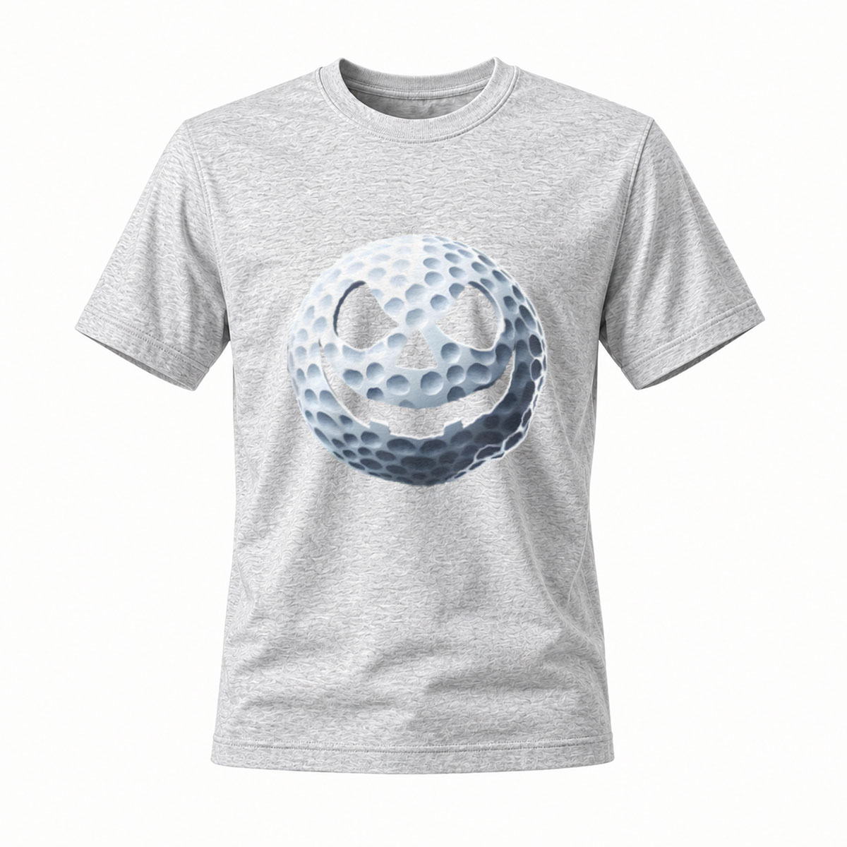 Men's Halloween Golf Ball Jack O Lantern T-Shirt - Image 3