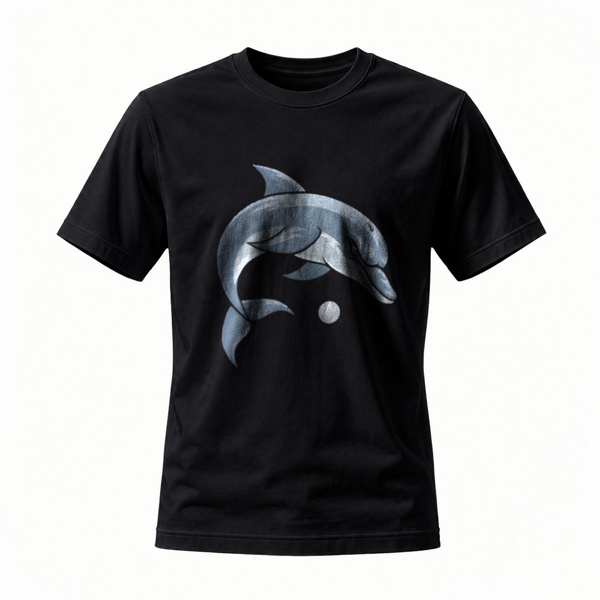 Dolphin Print Men's T-Shirt Ocean Animal Design Gift