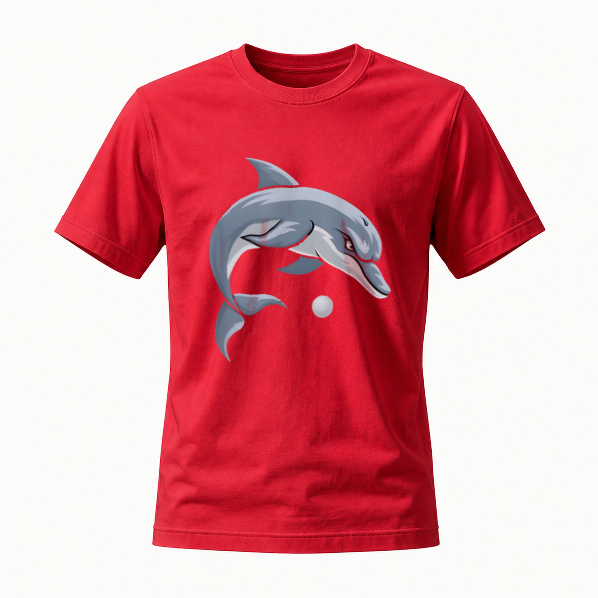 Dolphin Print Men's T-Shirt Ocean Animal Design Gift - Image 5