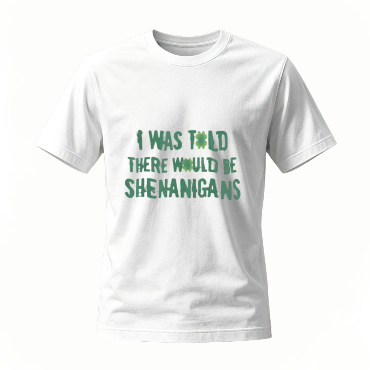I Was Told There Would Be Shenanigans T-Shirt Men's St Patrick's Day Fun Shirt - Image 2