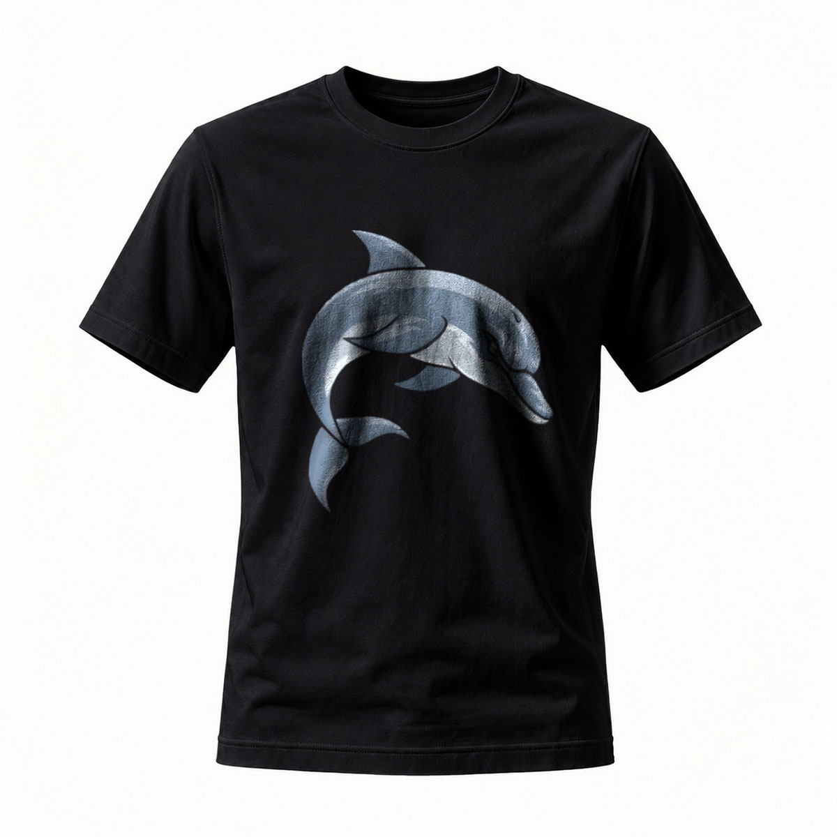 Dolphin Print Men's T-Shirt Ocean Animal Design Gift