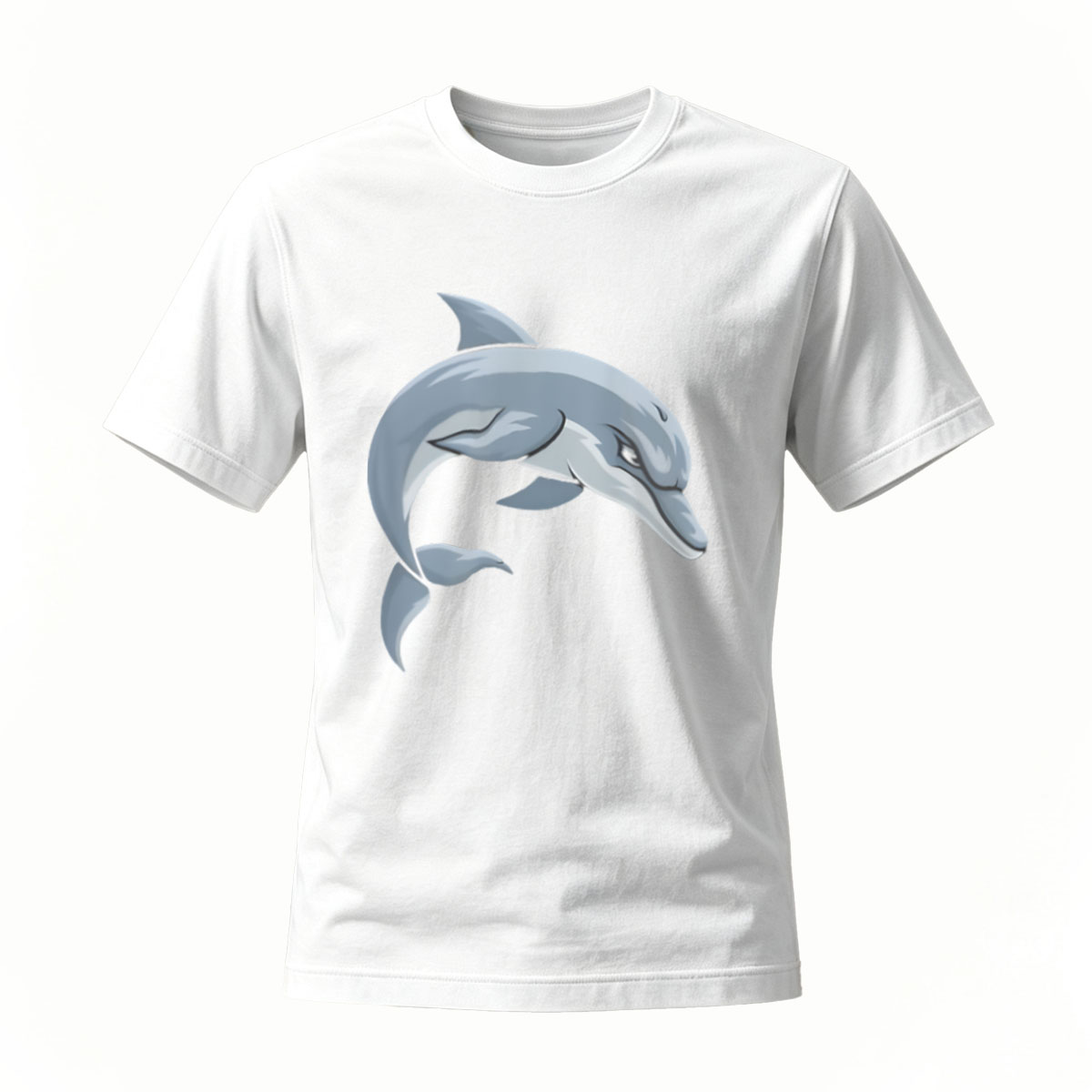 Dolphin Print Men's T-Shirt Ocean Animal Design Gift - Image 2