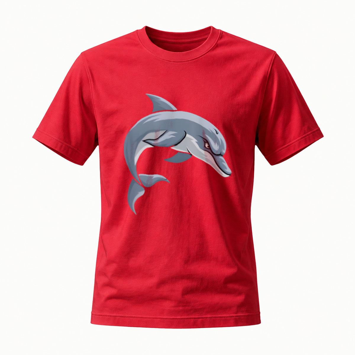 Dolphin Print Men's T-Shirt Ocean Animal Design Gift - Image 5