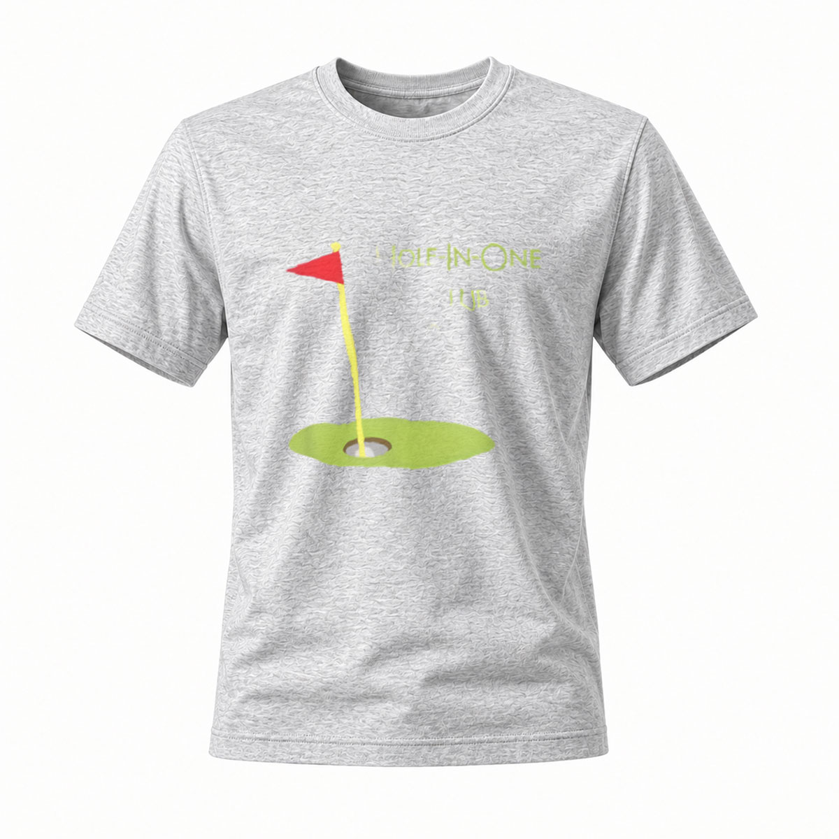 Hole In One Golf Tee Men's Black T-Shirt Gift for Golfers - Image 3