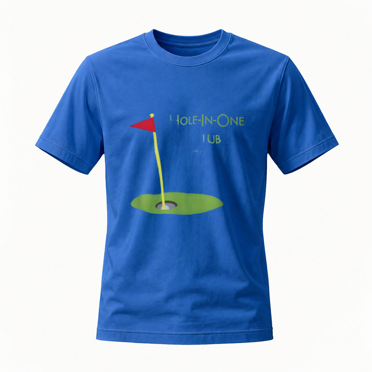 Hole In One Golf Tee Men's Black T-Shirt Gift for Golfers - Image 4