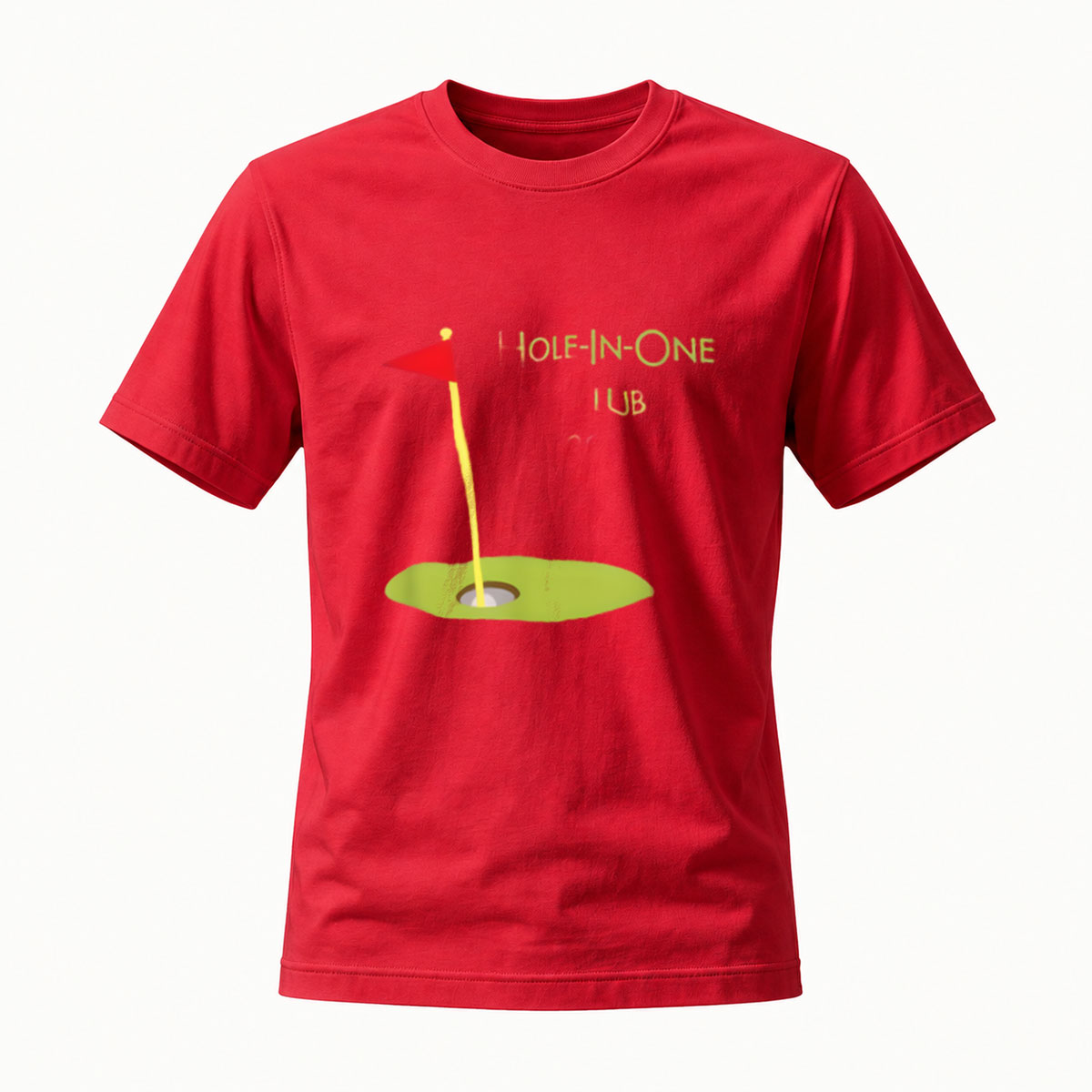 Hole In One Golf Tee Men's Black T-Shirt Gift for Golfers - Image 5