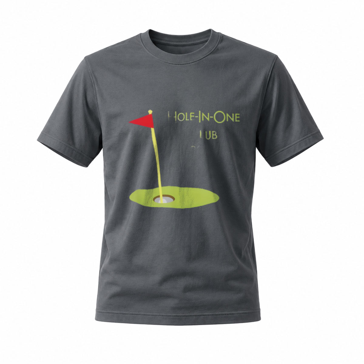 Hole In One Golf Tee Men's Black T-Shirt Gift for Golfers - Image 6