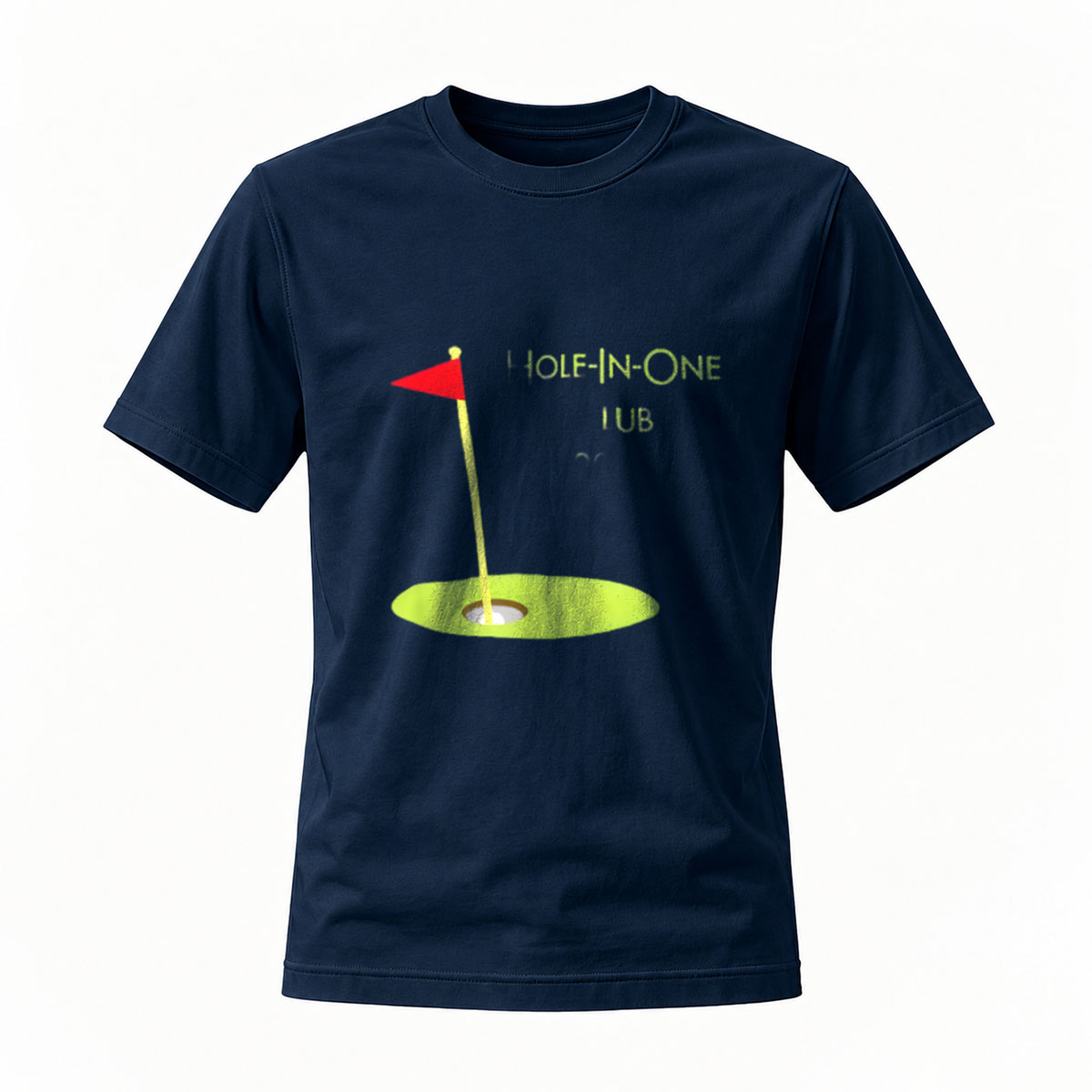 Hole In One Golf Tee Men's Black T-Shirt Gift for Golfers - Image 7