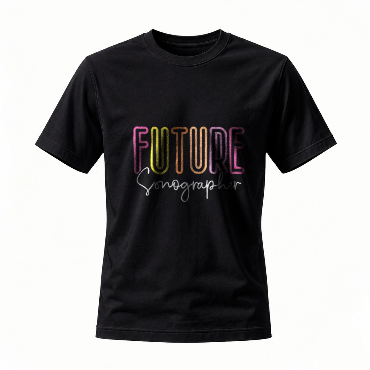 Future Sonographer Rainbow T-Shirt for Men Women