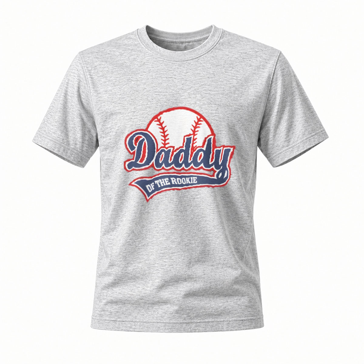 Daddy of the Rookie Baseball T-Shirt Men's Gift - Image 3