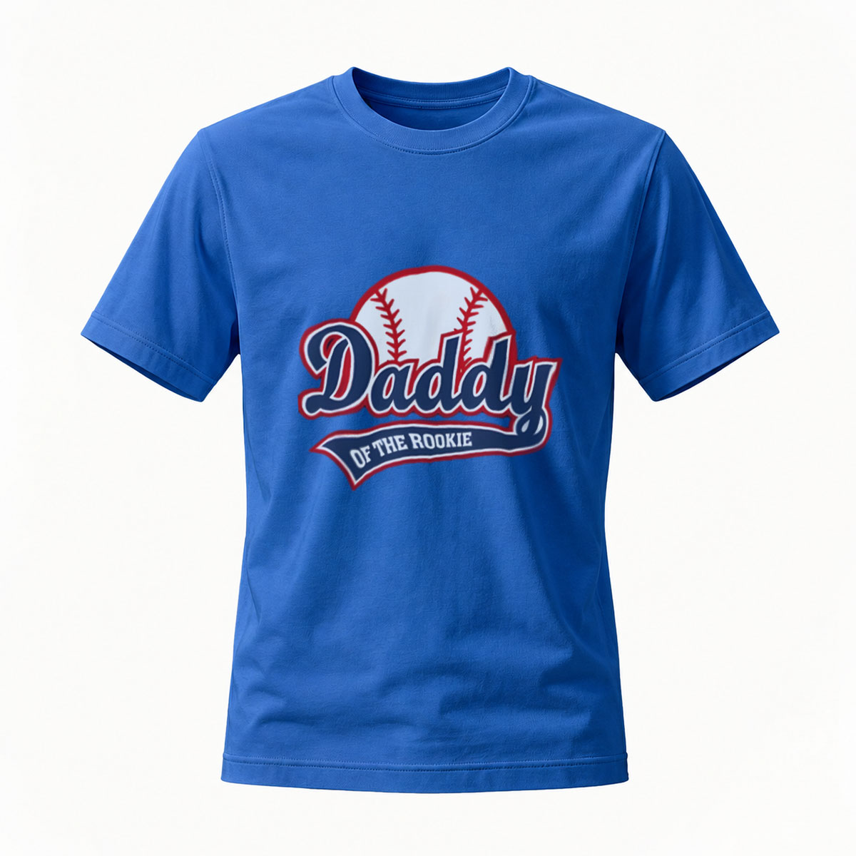 Daddy of the Rookie Baseball T-Shirt Men's Gift - Image 4