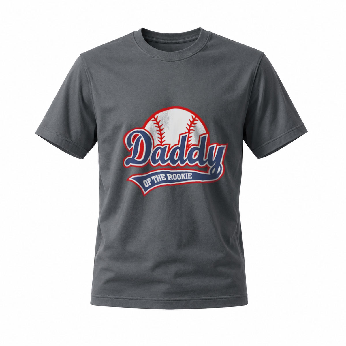 Daddy of the Rookie Baseball T-Shirt Men's Gift - Image 6